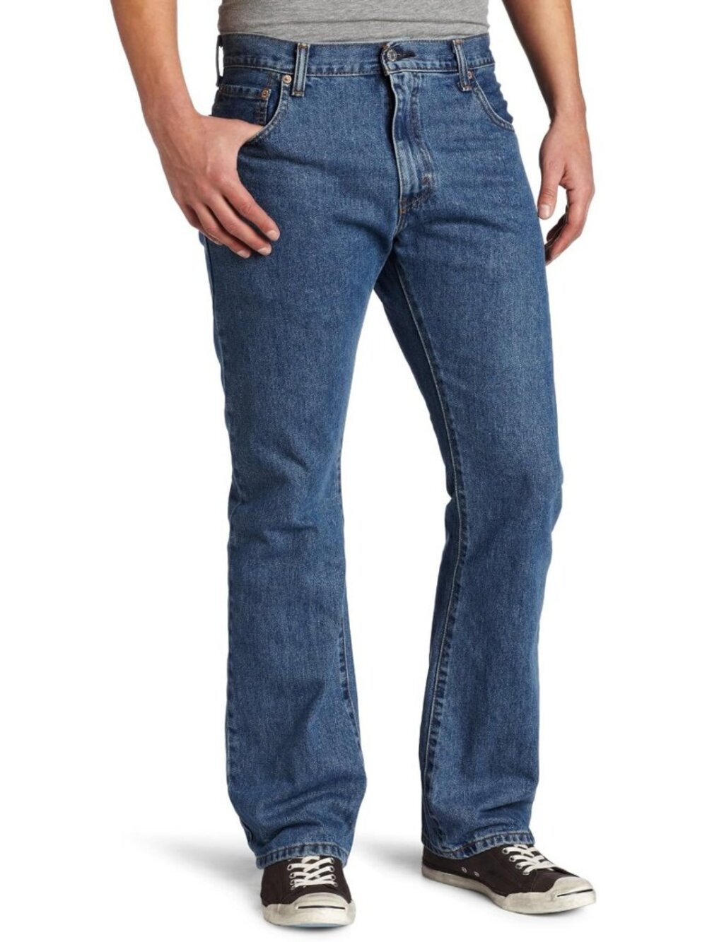 Men's Bootcut Jeans - Classic Fit, Versatile Style, Comfortable Denim Pants